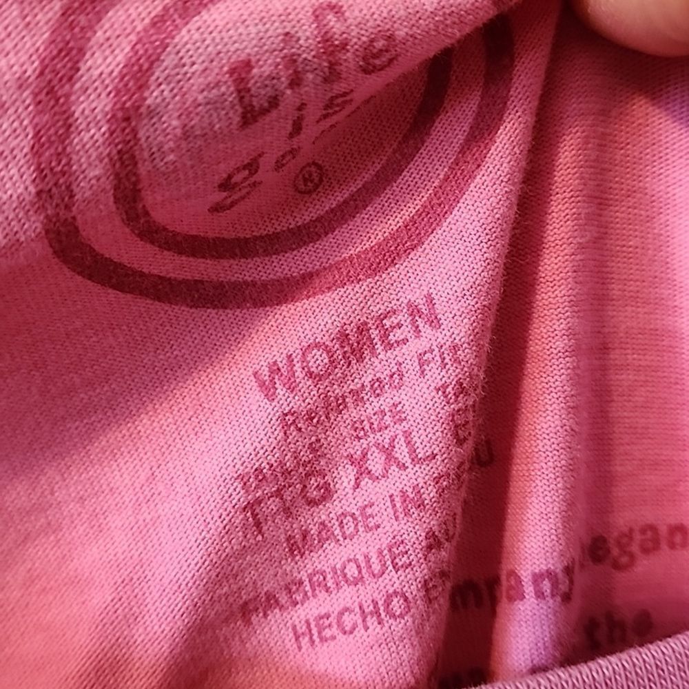 Life is Good Pink T-Shirt xxl camping - Picture 3 of 3